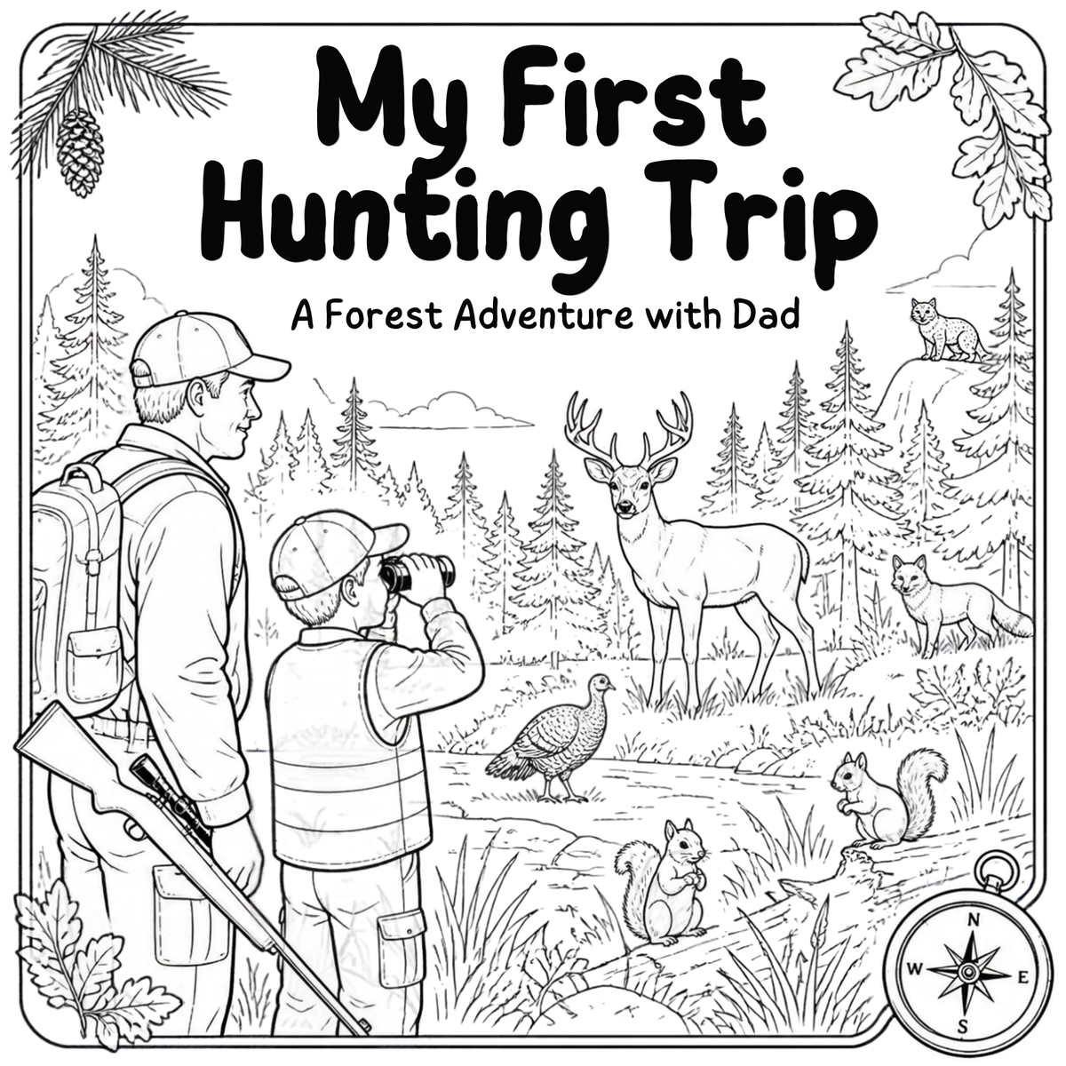 My First Hunting Coloring Book