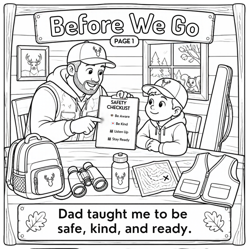 My First Hunting Coloring Book