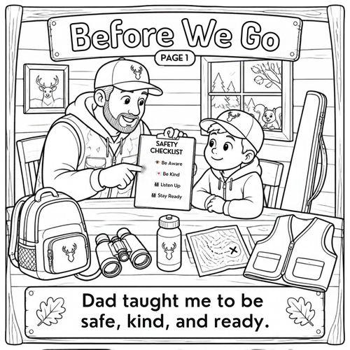 My First Hunting Coloring Book