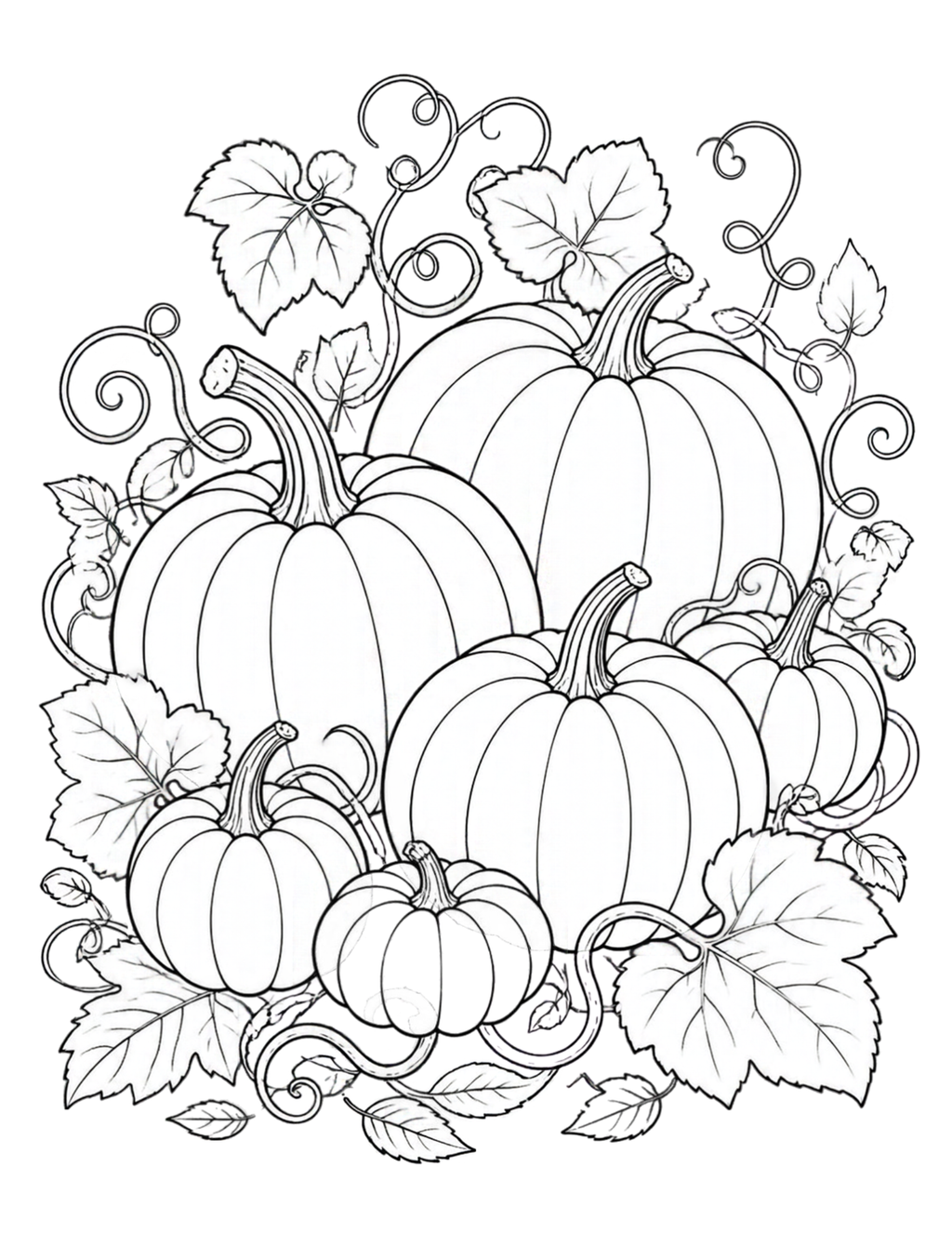 A Little Autumn, A Little Calm” | 8-Page Printable Coloring Pack