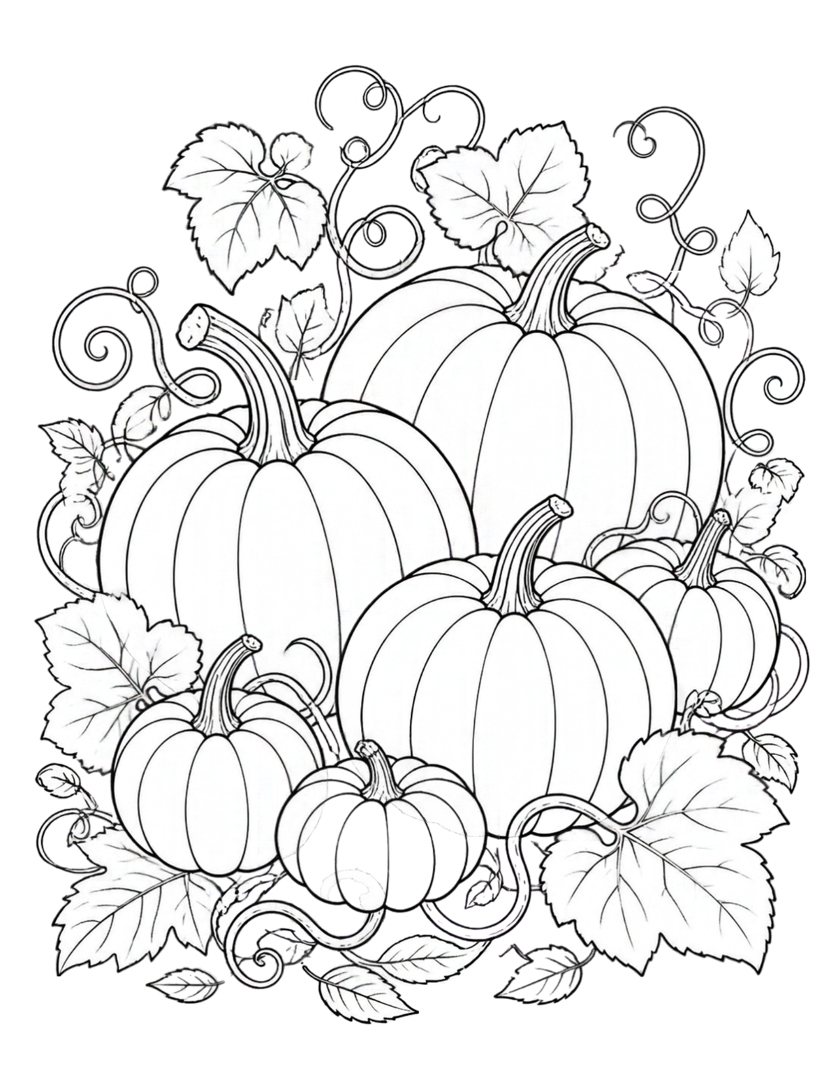 A Little Autumn, A Little Calm” | 8-Page Printable Coloring Pack