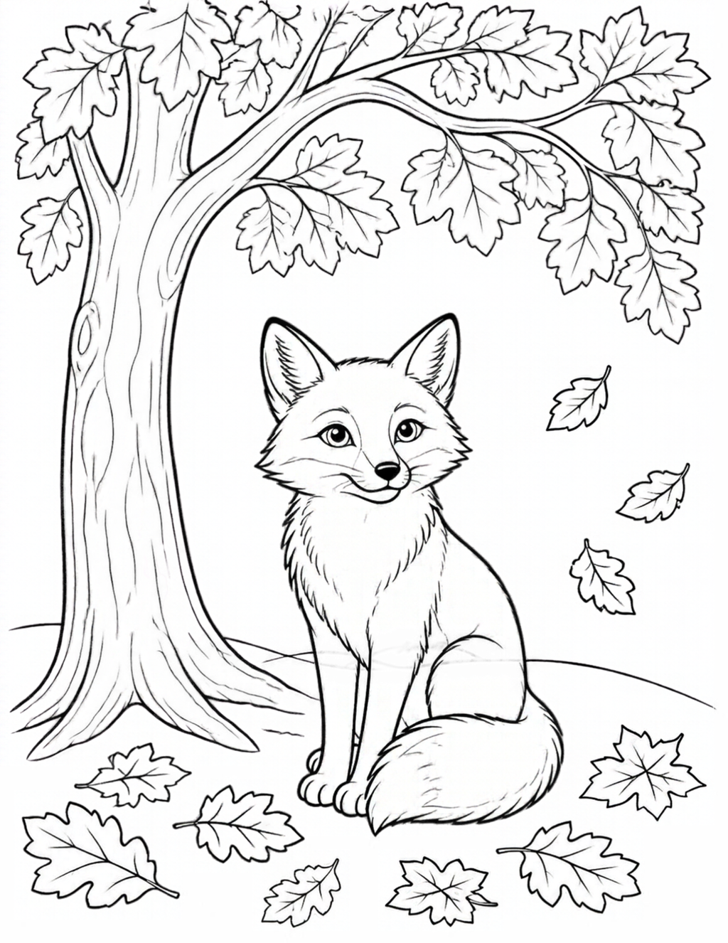 A Little Autumn, A Little Calm” | 8-Page Printable Coloring Pack