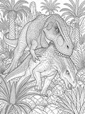 T-Rex Coloring Page | Printable Dinosaur PDF