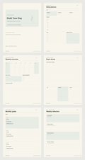 Draft Your week Printable Planner | Low Ink Version